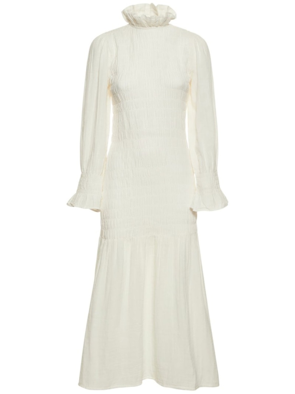 Maria de la Orden Aleria smocked midi dress